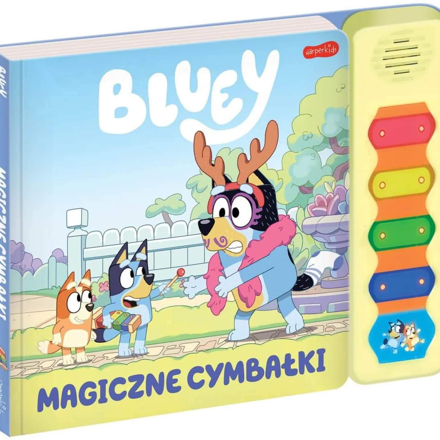 Bluey. Magiczne cymbałki. Książeczka z dźwiękami