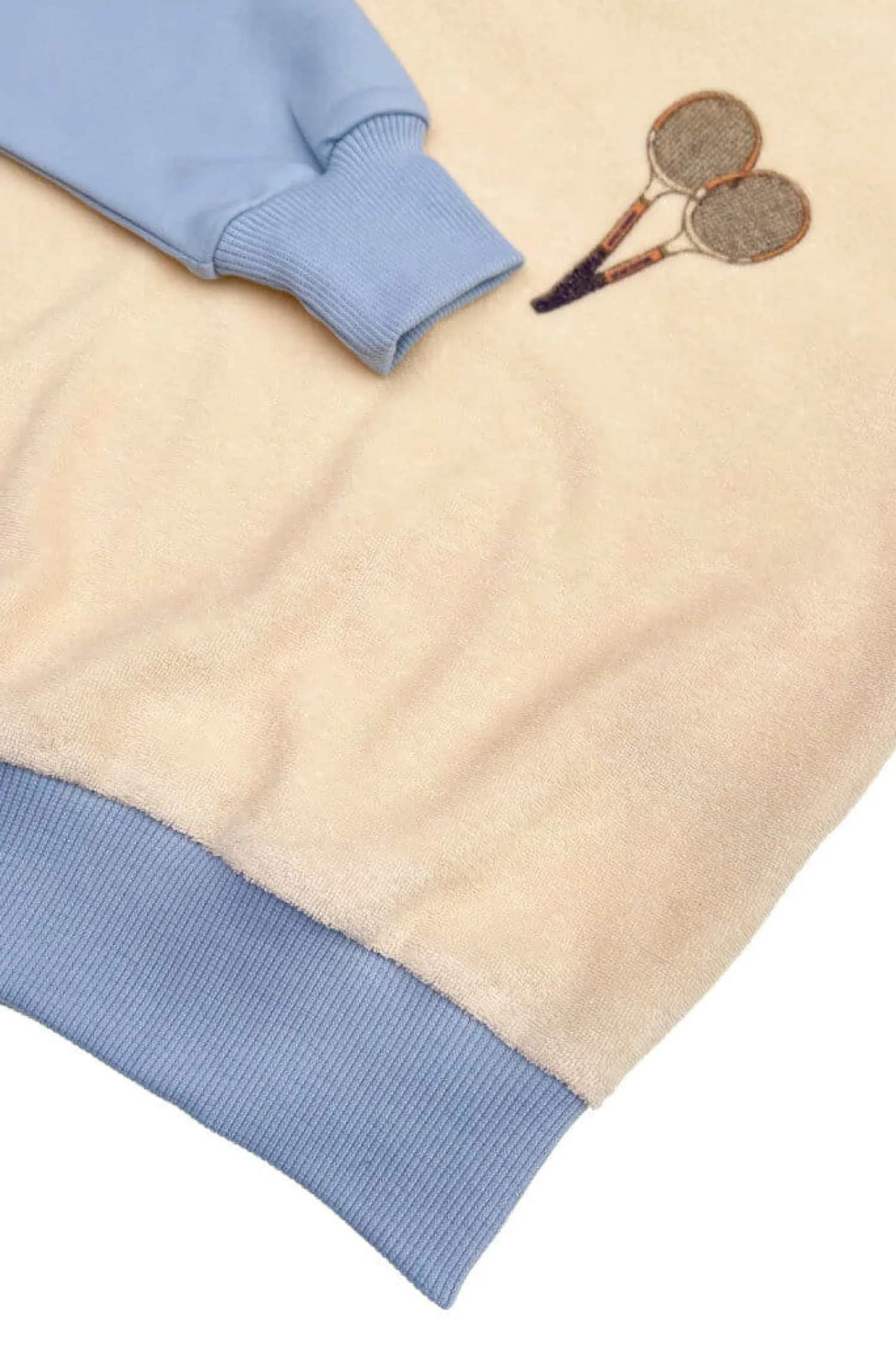 Ubranka Dziecięce | Dear Sophie Bluza Frotte - tenis niebieski