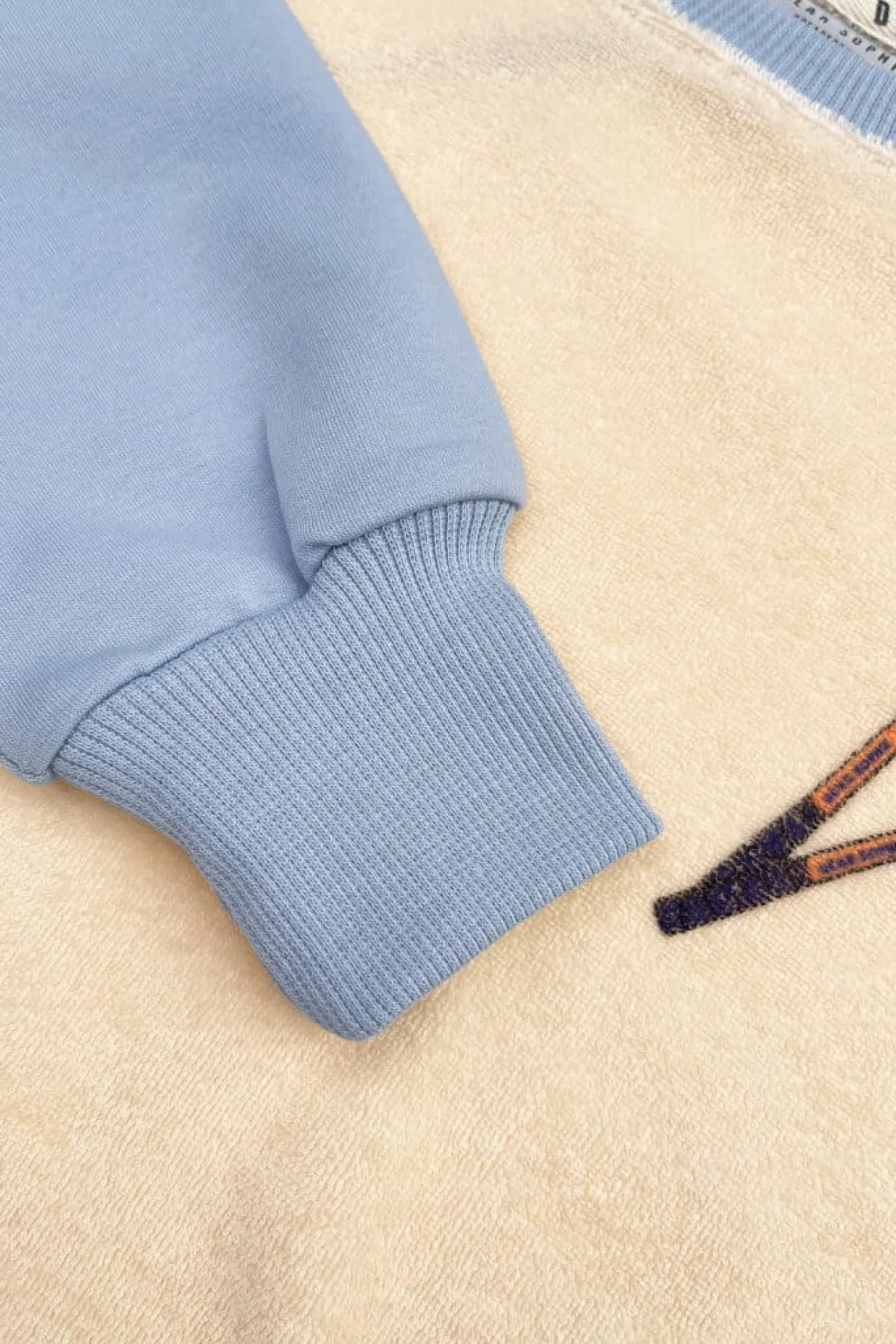 Ubranka Dziecięce | Dear Sophie Bluza Frotte - tenis niebieski