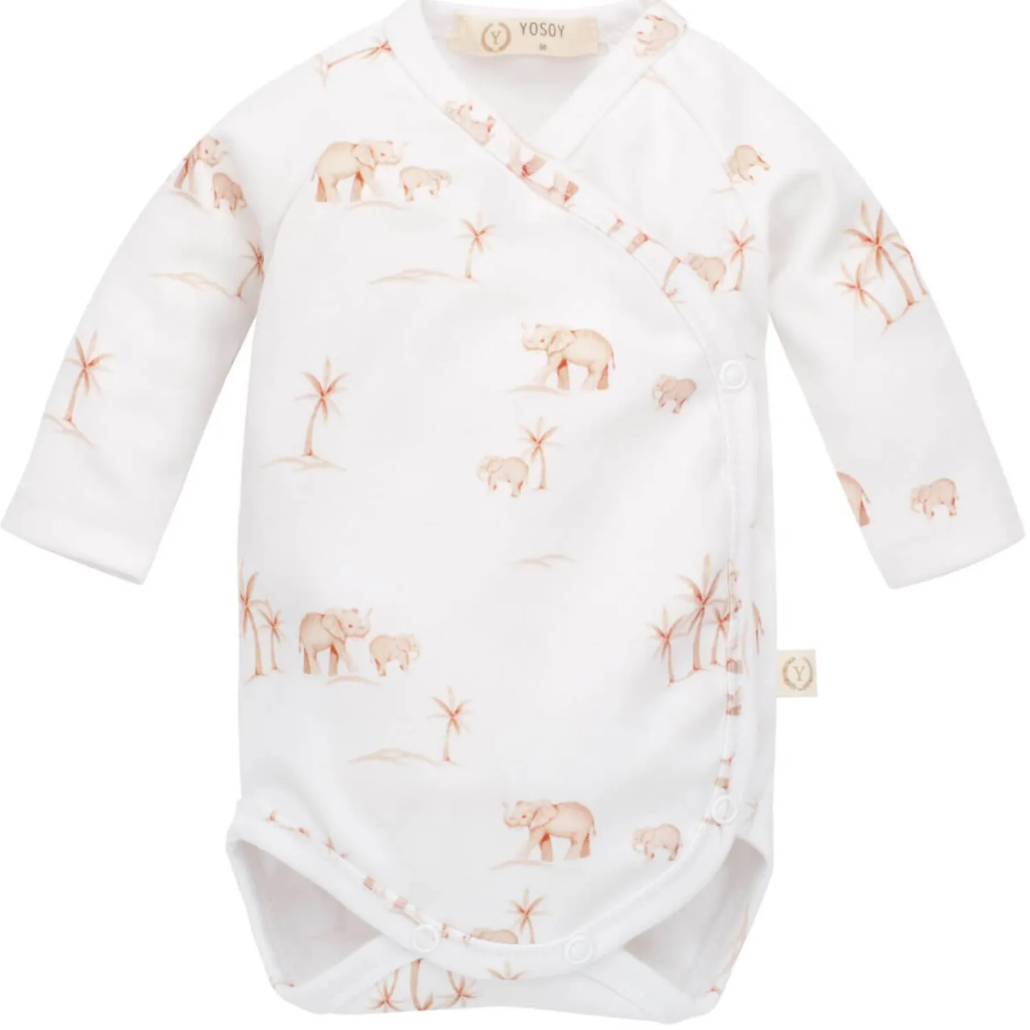 Body|Ubranka Dziecięce | YOSOY Body organic cotton - ELEPHANTS