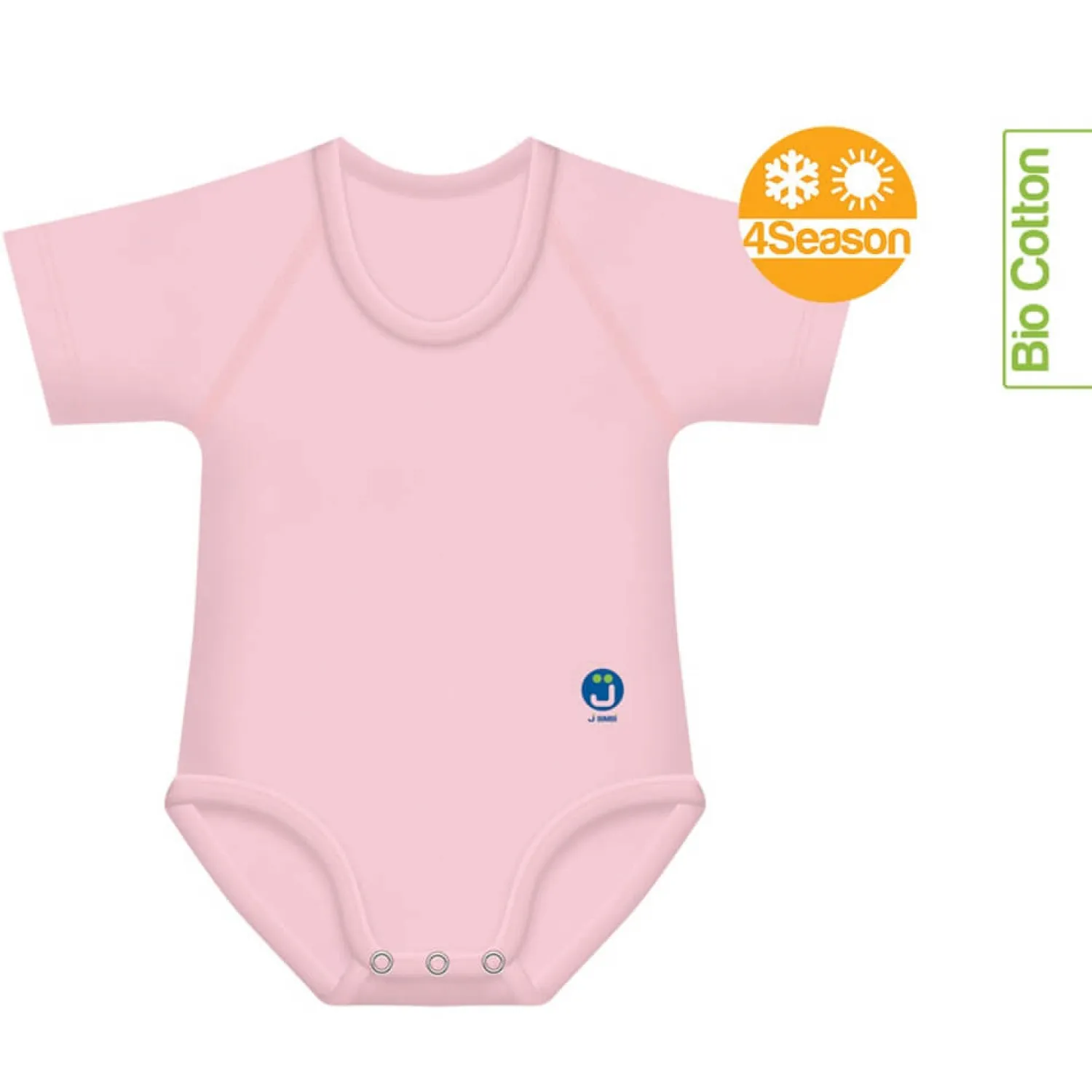 Body|Ubranka Dziecięce | J BIMBI Body rosnące Bio Cotton 4Season 0-36m baby pink