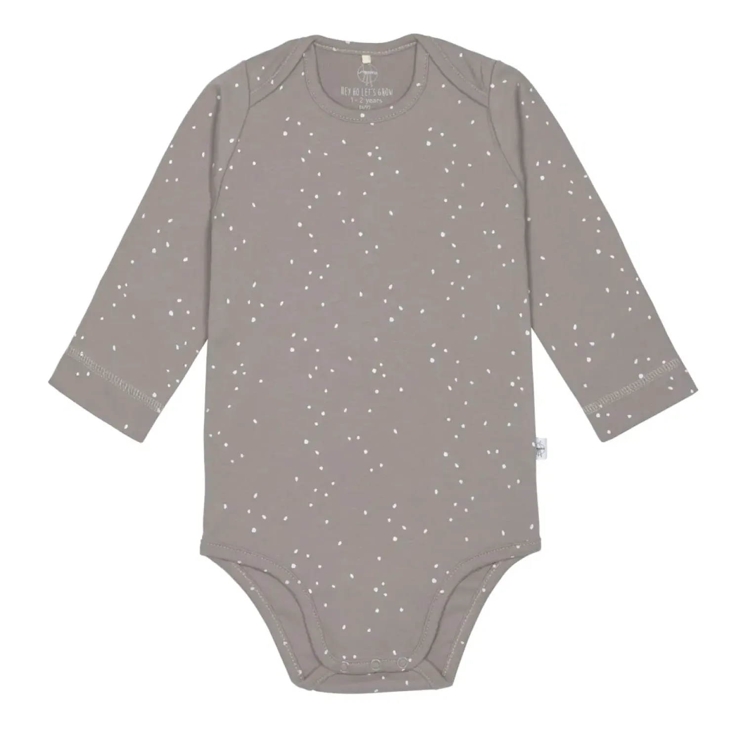 Body|Ubranka Dziecięce | Lassig Body z długim rękawem GOTS, Sprinkle taupe