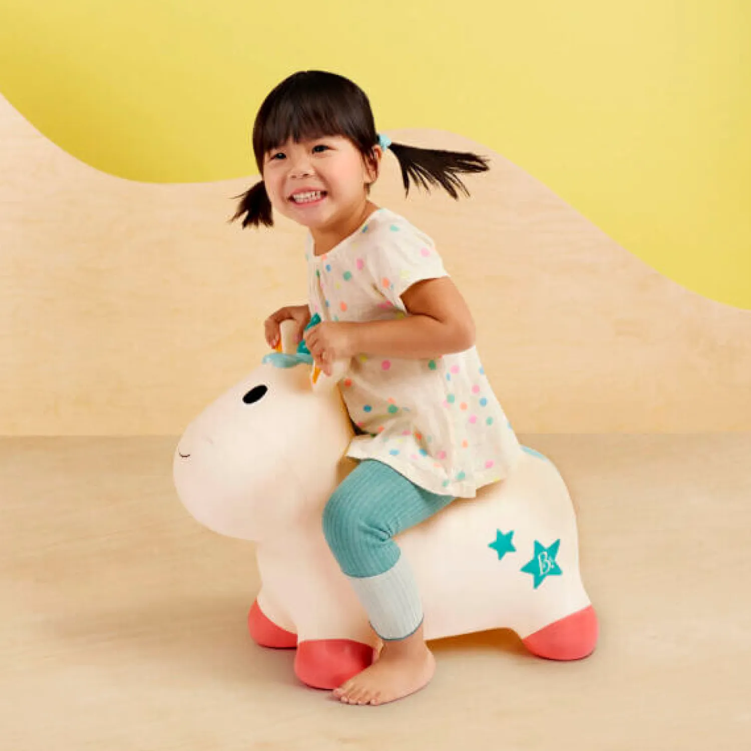 Aktywizujące|3 Lata + | B.Toys Bouncy Boing! Skoczek JEDNOROŻEC Pixie