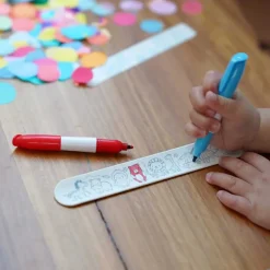 Idealne W Podróży|6 Lat+ | HeyDoodle Bransoletka samozaciskowa do kolorowania - Zwierzęta
