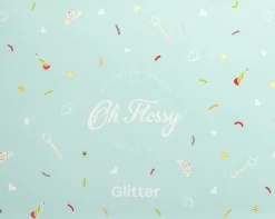 Naturalne Kosmetyki | Oh Flossy Brokatowy zestaw do malowania twarzy SPARKLY, bio brokat, roślinna formuła