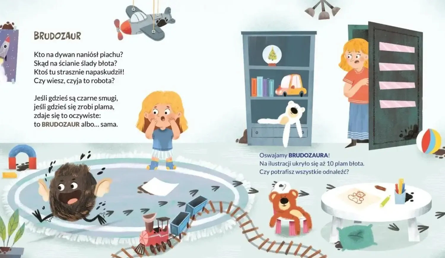 2-5 Lat | Wydawnictwo Literatura Brudozaur, czyli kto tu broi?