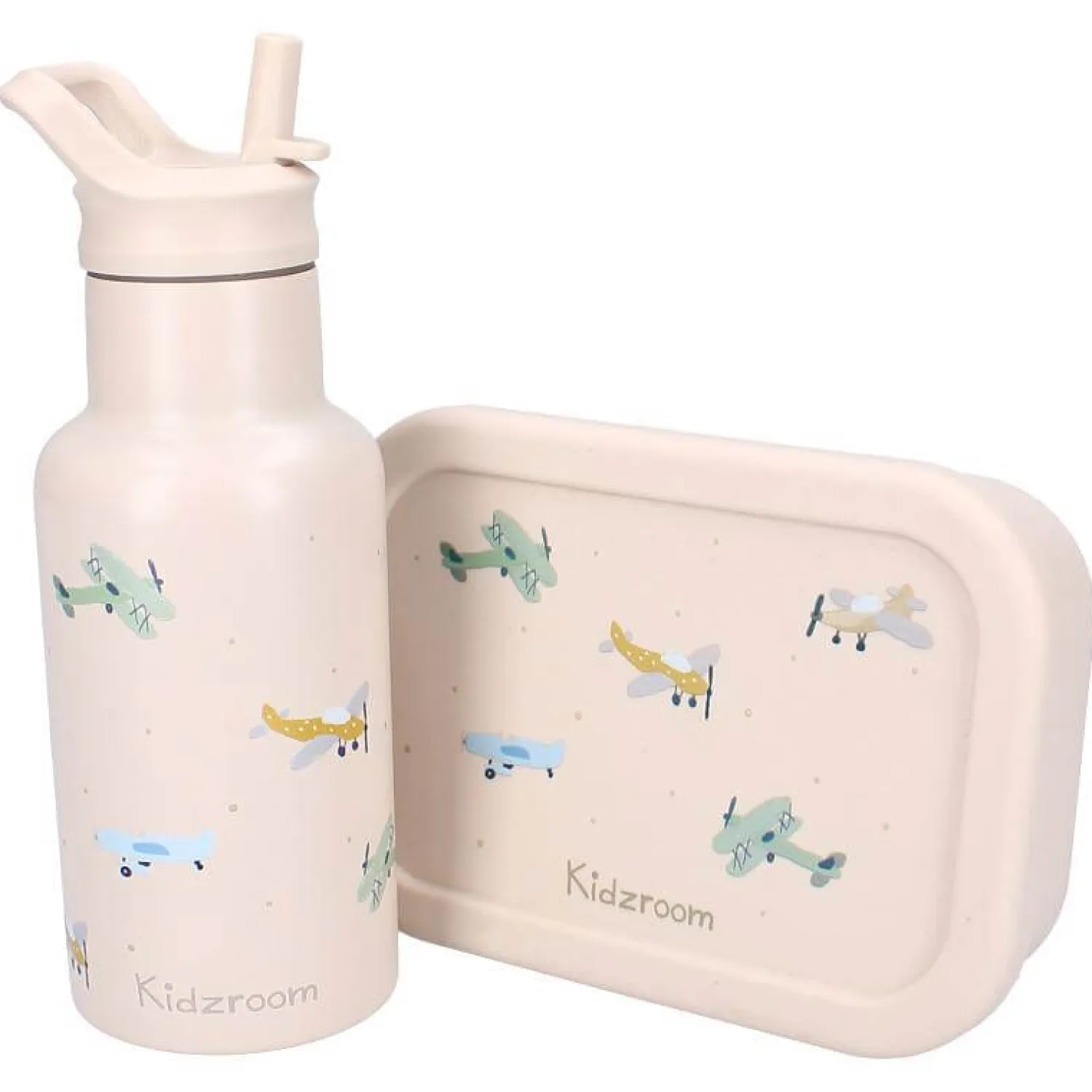 Bidony I Butelki|Bidony I Butelki | KIDZROOM Butelka bidon 350 ml Small Aeroplane