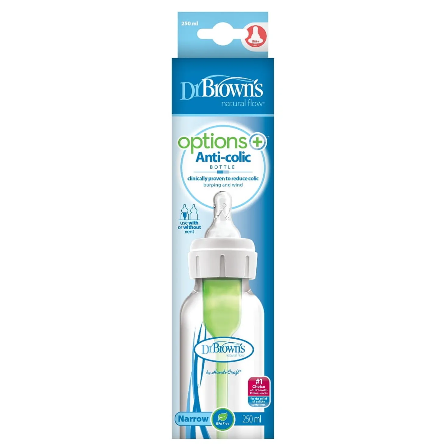 Butelka do karmienia niemowląt standard 250 ml