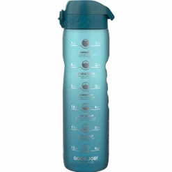 Bidony I Butelki|Bidony I Butelki | ION8 Butelka BPA Free 1l Gradient Deep Teal, Sonic Blue Motivator