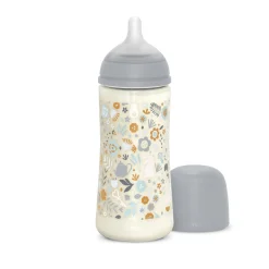 Butelka 360 ml ze smoczkiem fizjologicznym SX Pro o szybkim przepływie - niebieska liberty Wonderland