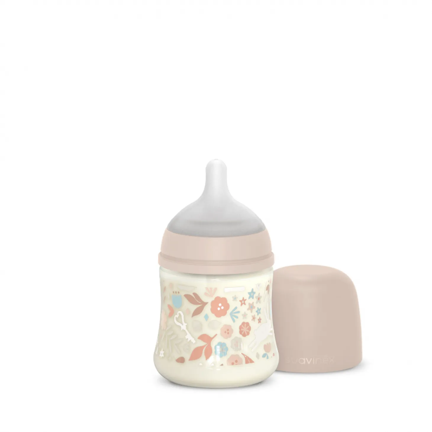 Butelka 150 ml ze smoczkiem fizjologicznym SX Pro o wolnym przepływie - różowa liberty Wonderland