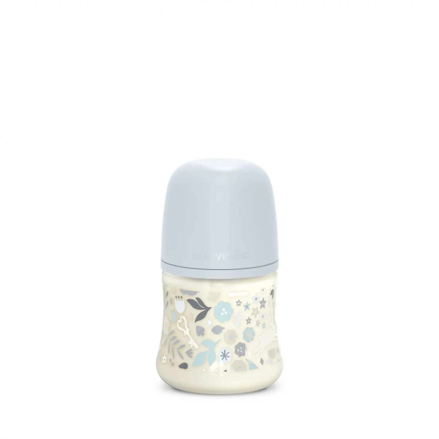 Butelka 150 ml ze smoczkiem fizjologicznym SX Pro o wolnym przepływie - niebieska liberty Wonderland
