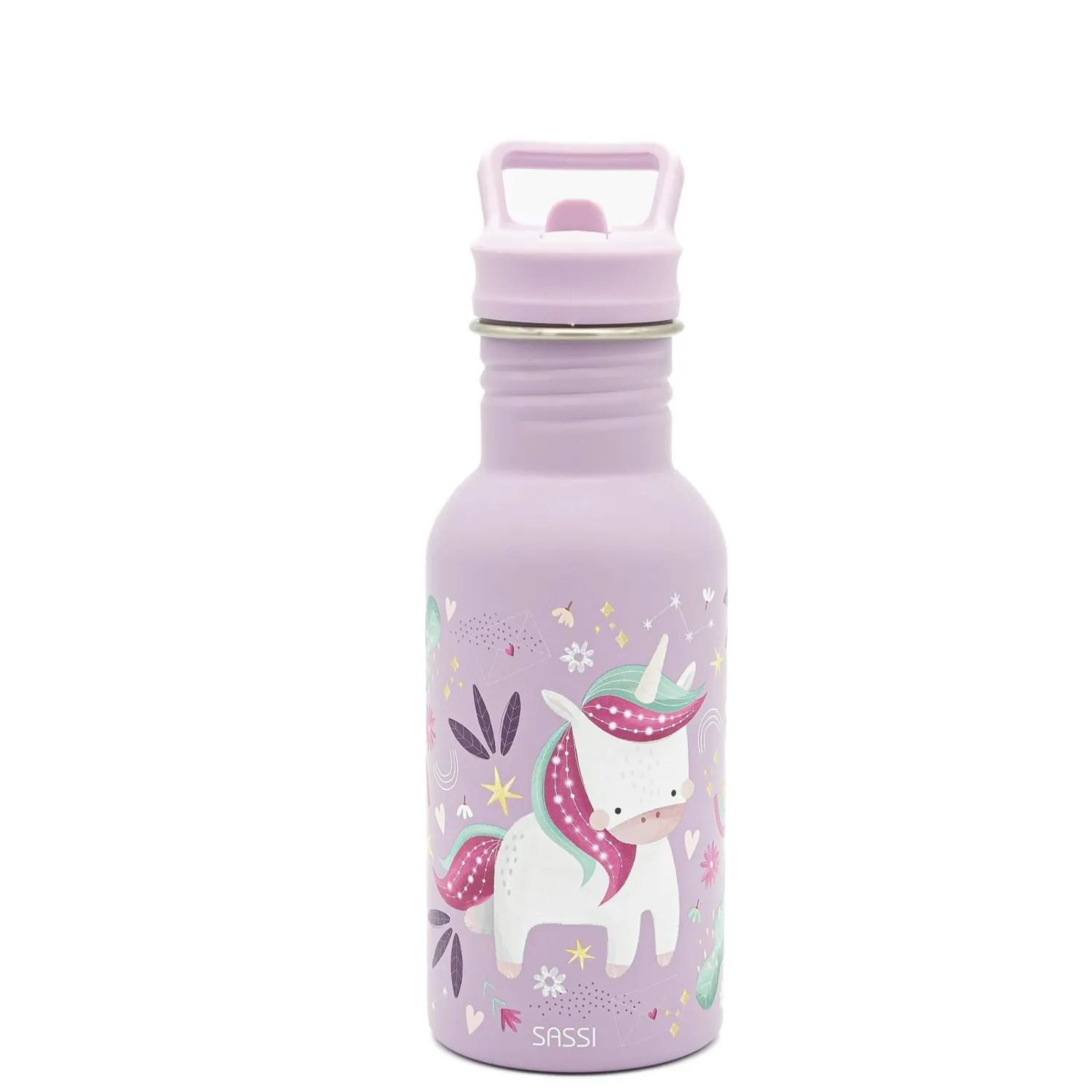 Bidony I Butelki|Bidony I Butelki | SASSI Butelka na wodę bidon 500 ml - Jednorożec