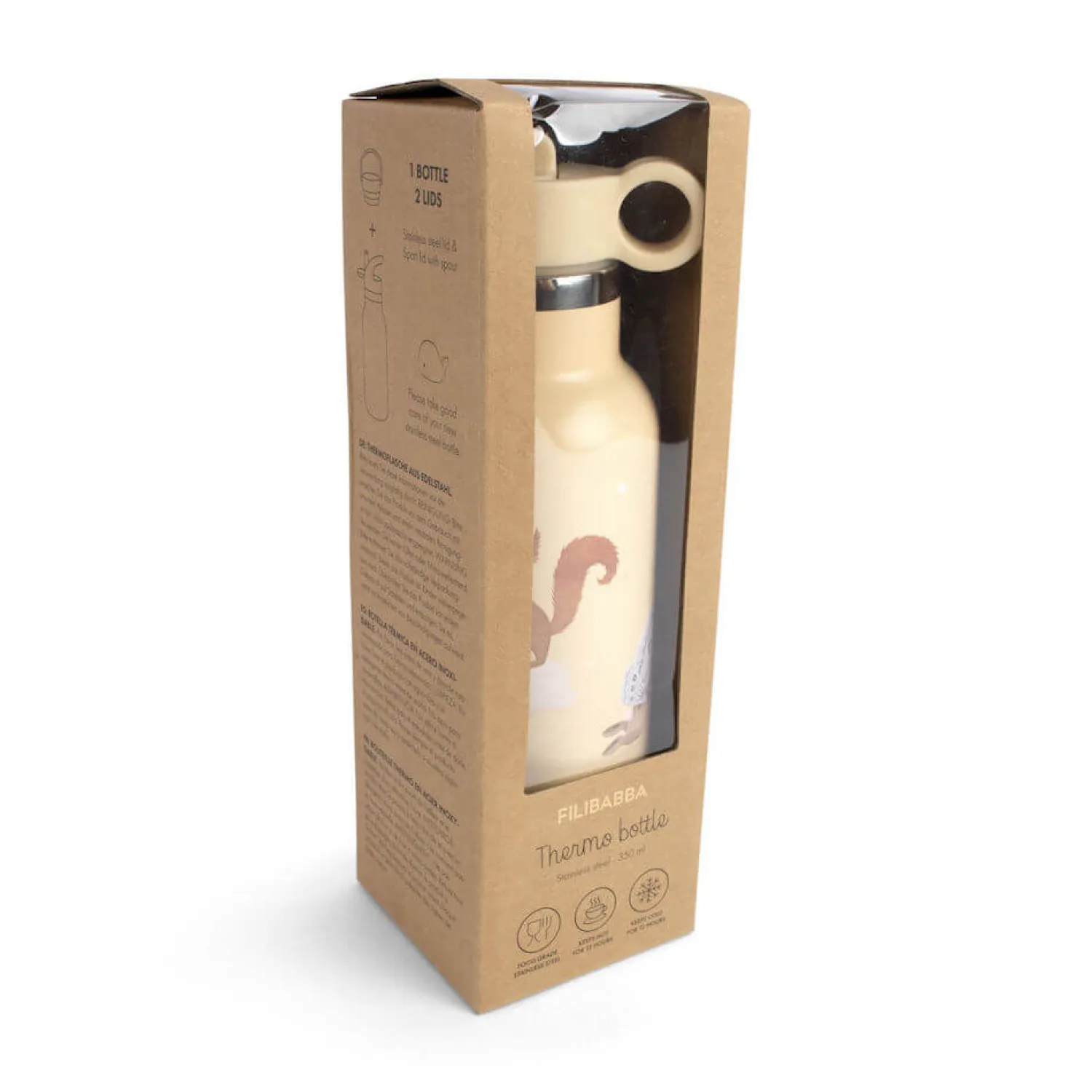 Bidony I Butelki|Bidony I Butelki | Filibabba Butelka na wodę ze stali nierdzewnej 350 ml Star Catchers