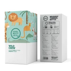 Butelka termiczna Kiddies - Wild Crew, 350 ml