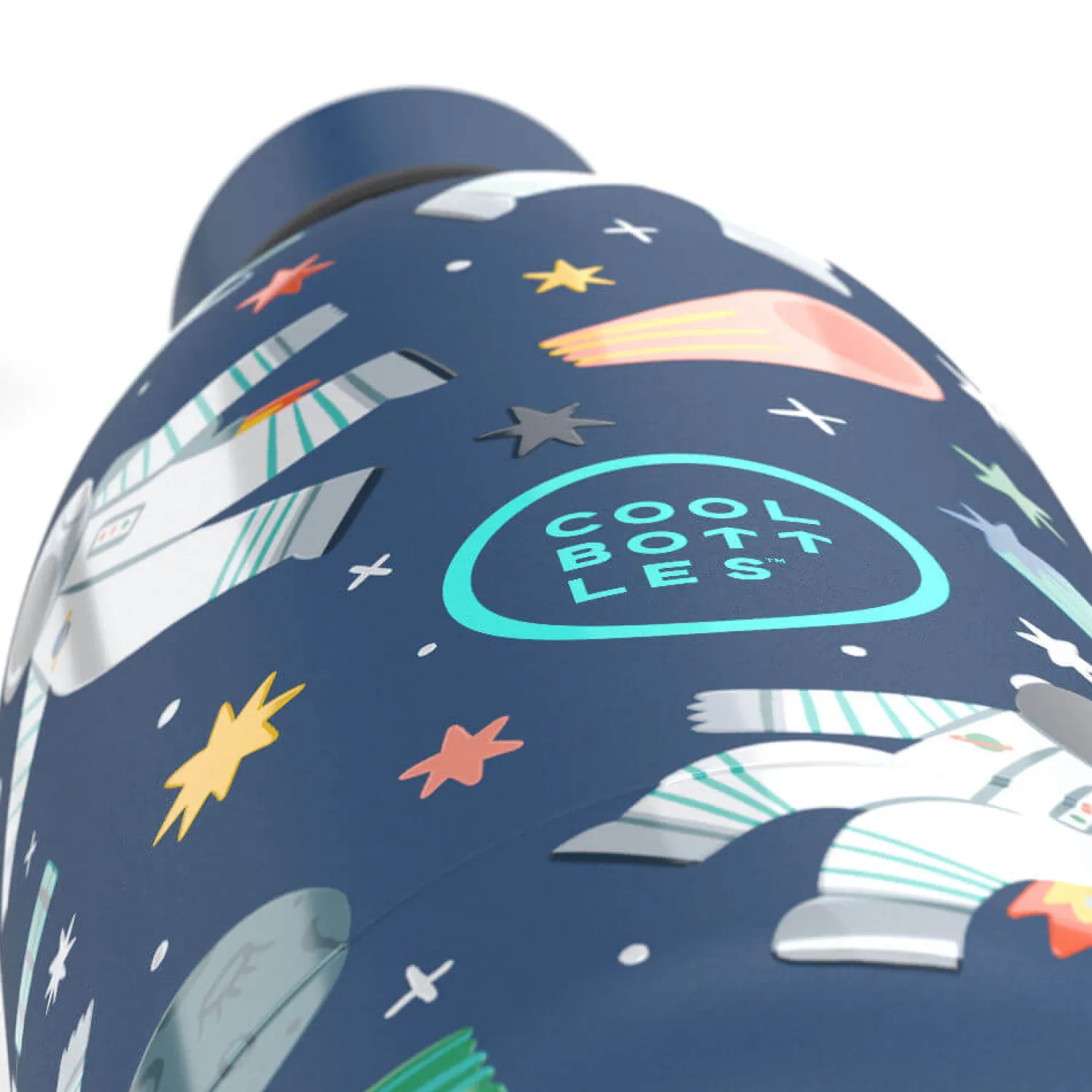 Bidony I Butelki|Bidony I Butelki | Cool Bottles Butelka termiczna Kids - Galactic Ride, 500 ml