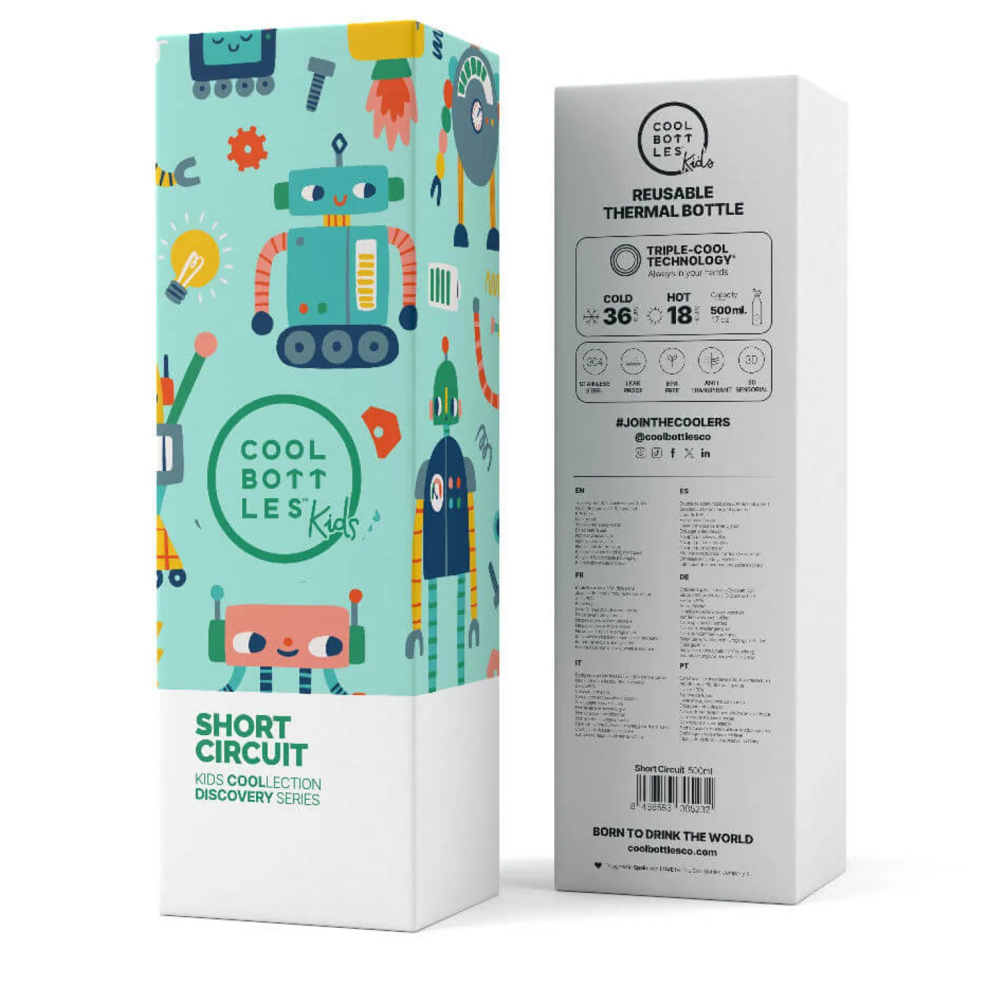 Butelka termiczna Kids - Short Circuit, 500 ml