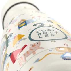 Bidony I Butelki|Bidony I Butelki | Cool Bottles Butelka termiczna Kids Triple cool - Messy Robots, 350 ml