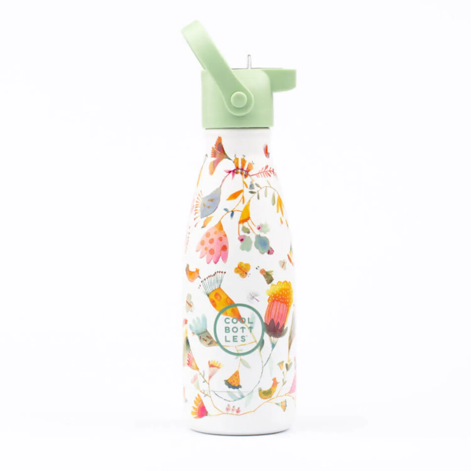 Bidony I Butelki|Bidony I Butelki | Cool Bottles Butelka termiczna Kids Triple cool - Spring flowers, 260 ml