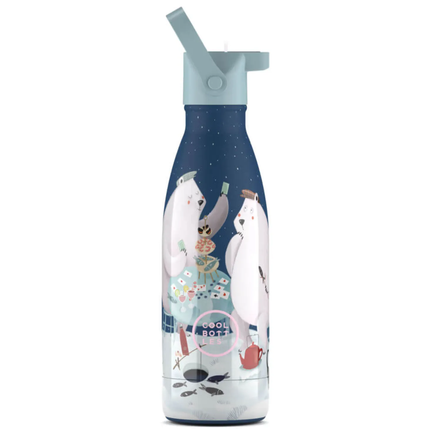 Butelka termiczna Kids Triple cool - Polar Bears, 350 ml