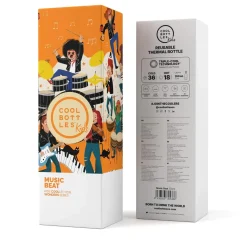 Butelka termiczna Kids Triple cool - Music Beat, 350 ml