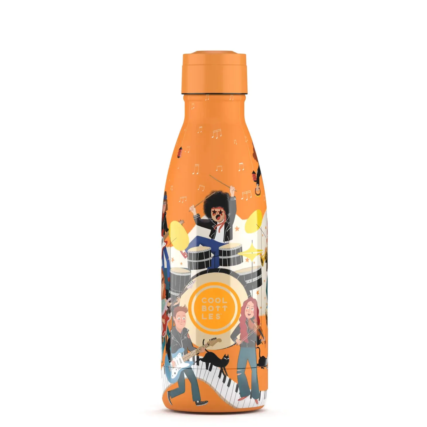 Butelka termiczna Kids Triple cool - Music Beat, 350 ml
