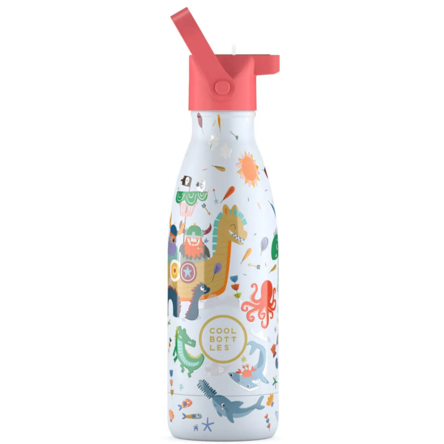 Bidony I Butelki|Bidony I Butelki | Cool Bottles Butelka termiczna Kids Triple cool - Brave Vikings, 350 ml