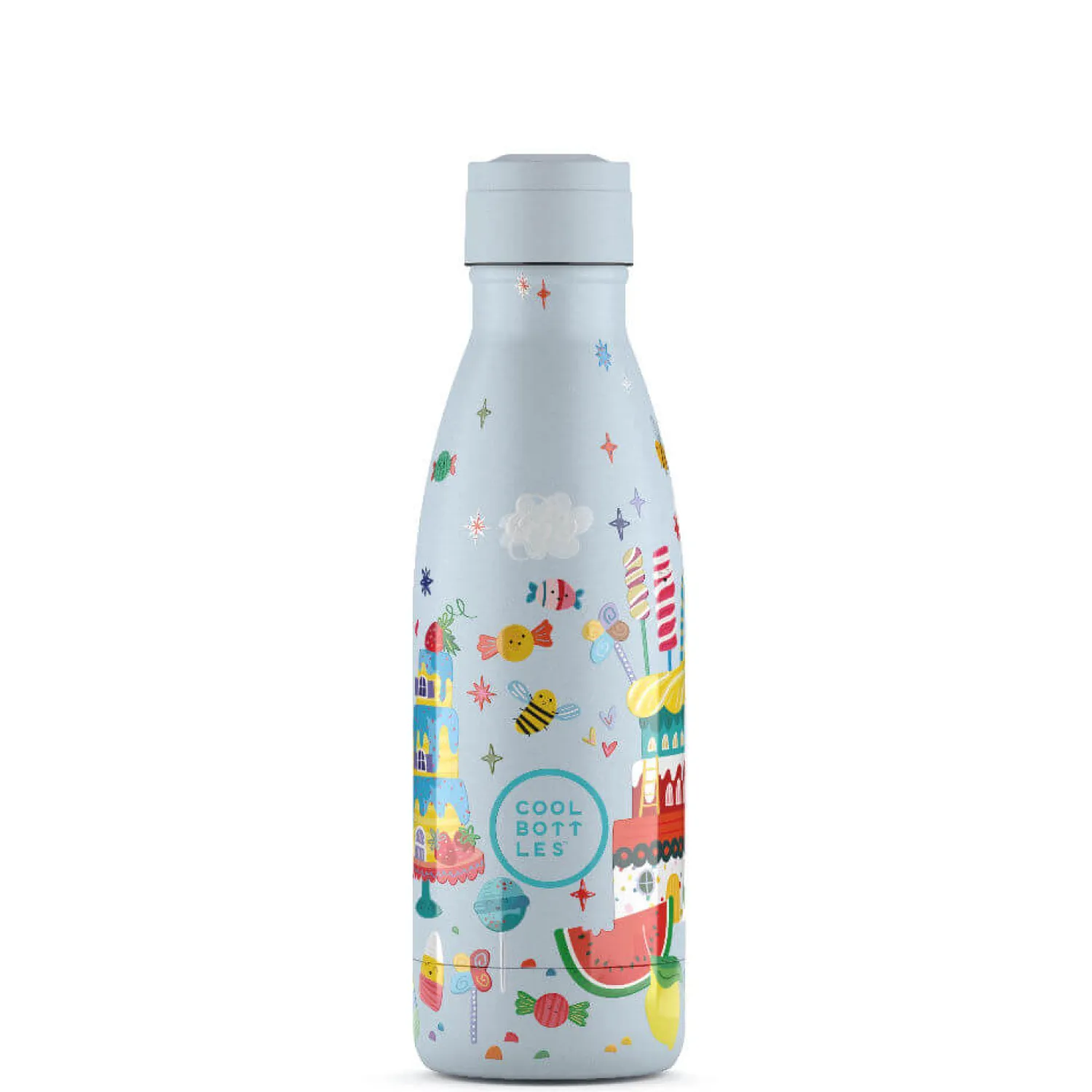 Bidony I Butelki|Bidony I Butelki | Cool Bottles Butelka termiczna Kids Triple cool - Candy Land, 350 ml