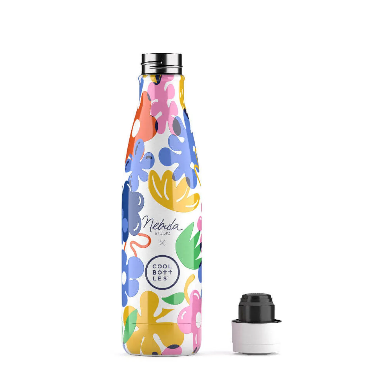 Bidony I Butelki|Bidony I Butelki | Cool Bottles Butelka termiczna Triple cool Xclusive - Floral Madness, 500 ml