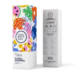 Bidony I Butelki|Bidony I Butelki | Cool Bottles Butelka termiczna Triple cool Xclusive - Floral Madness, 500 ml