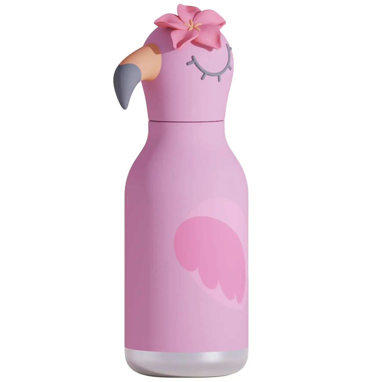 Bidony I Butelki|Bidony I Butelki | Asobu Butelka termiczna ze słomką Bestie, 460 ml - Flaming