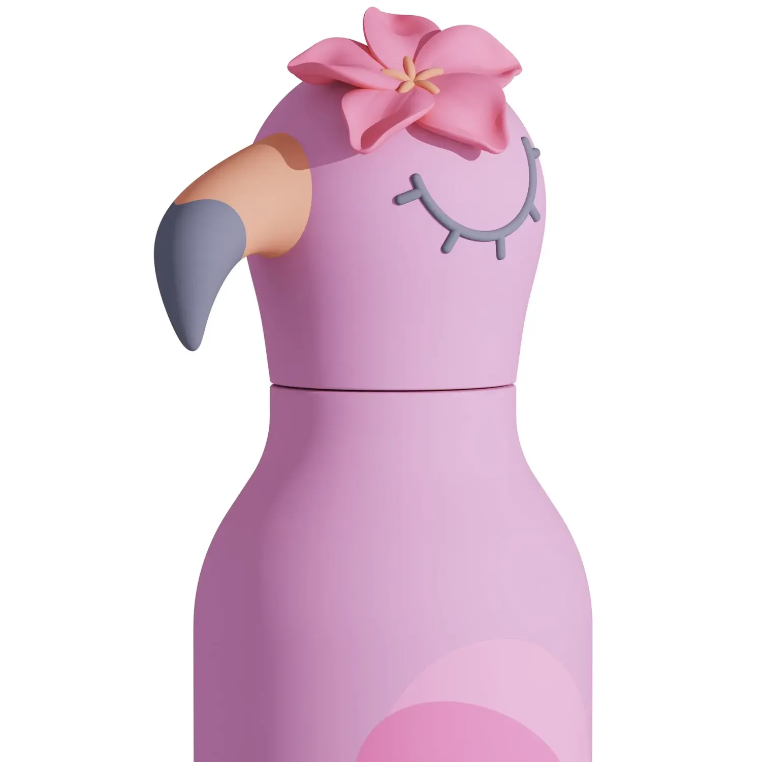 Bidony I Butelki|Bidony I Butelki | Asobu Butelka termiczna ze słomką Bestie, 460 ml - Flaming