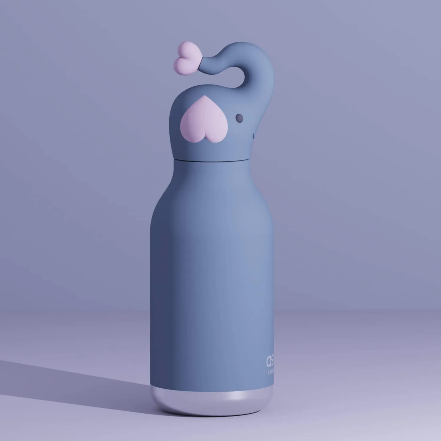 Bidony I Butelki|Bidony I Butelki | Asobu Butelka termiczna ze słomką Bestie, 460 ml - Słoń