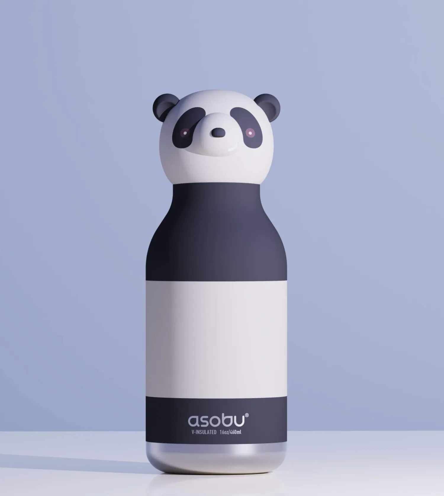 Bidony I Butelki|Bidony I Butelki | Asobu Butelka termiczna ze słomką Bestie, 460 ml - Panda