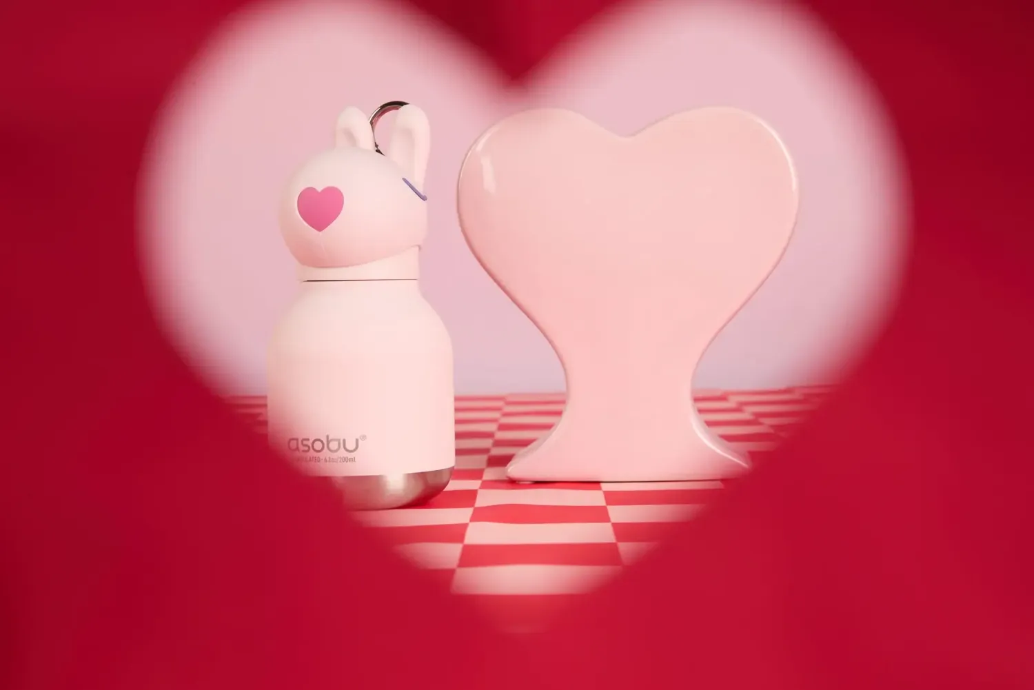 Bidony I Butelki|Bidony I Butelki | Asobu Butelka termiczna ze słomką Mini Bestie, 200 ml - Królik