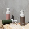 Butelka termiczna ze stali nierdzewnej 500ml - Brown