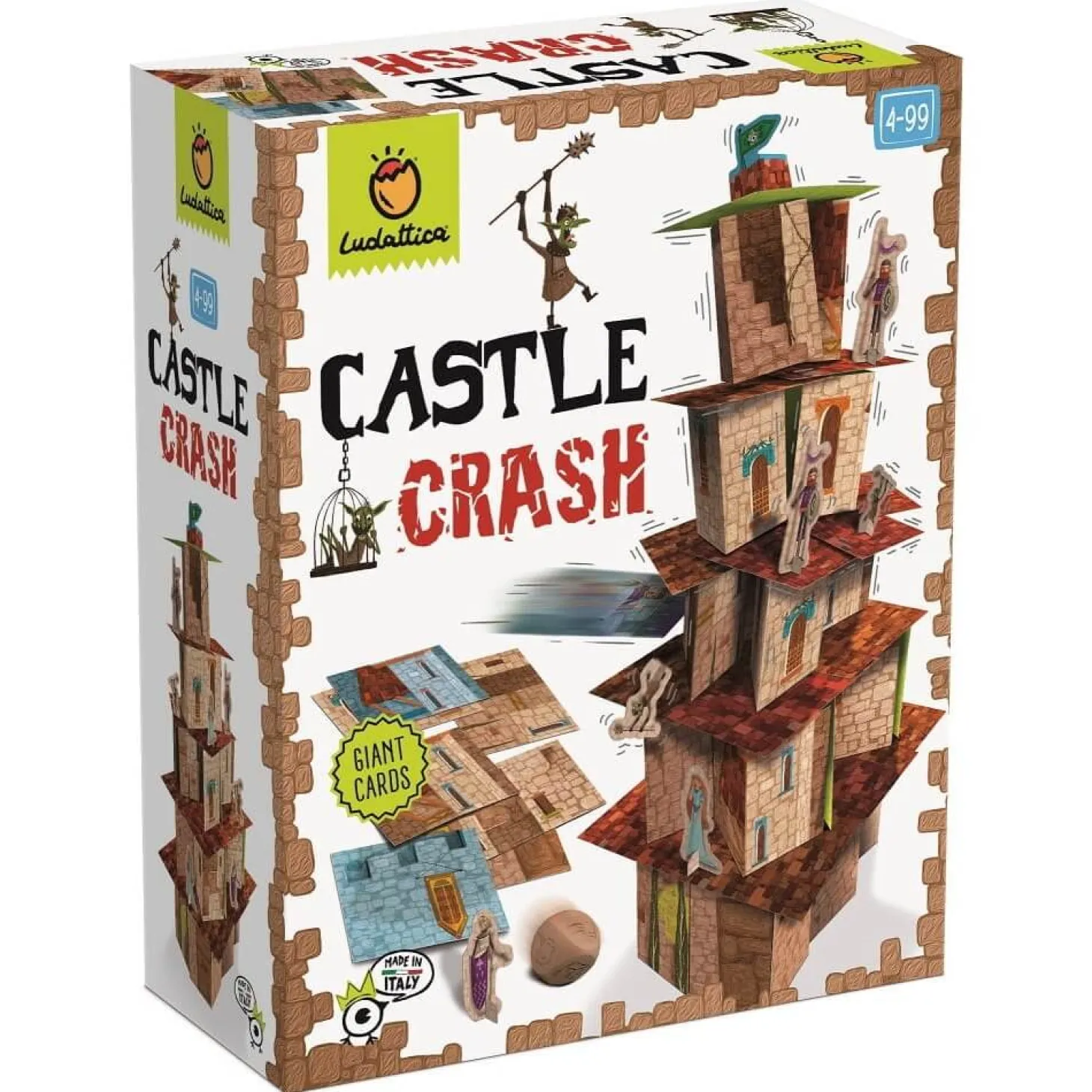CASTLE CRASH - gra rodzinna - kto zbuduje wyższy ZAMEK?