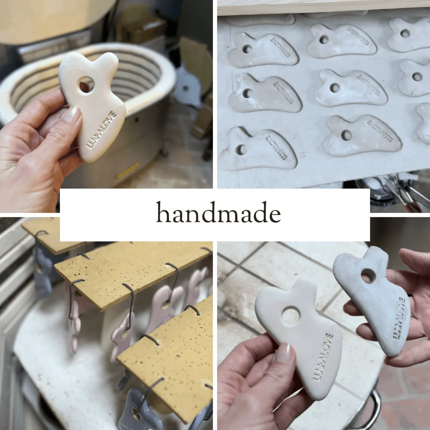 Naturalne Kosmetyki Dla Mam | Lullalove Ceramiczny masażer gua sha - lawenda