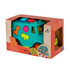 12M+|3 Lata + | B.Toys Ciężarówka ratunkowa dla zwierząt z klockami - Rollin’ Animal Rescue