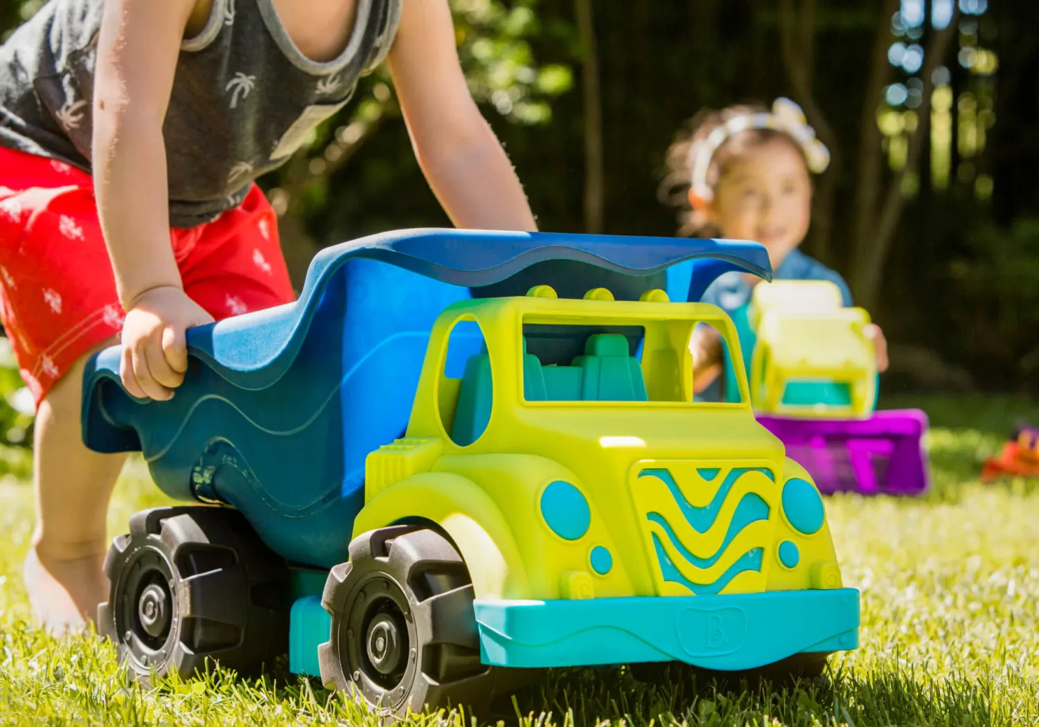 3 Lata +|2 Lata + | B.Toys Colossal Cruiser - Olbrzymia ciężarówka-wywrotka