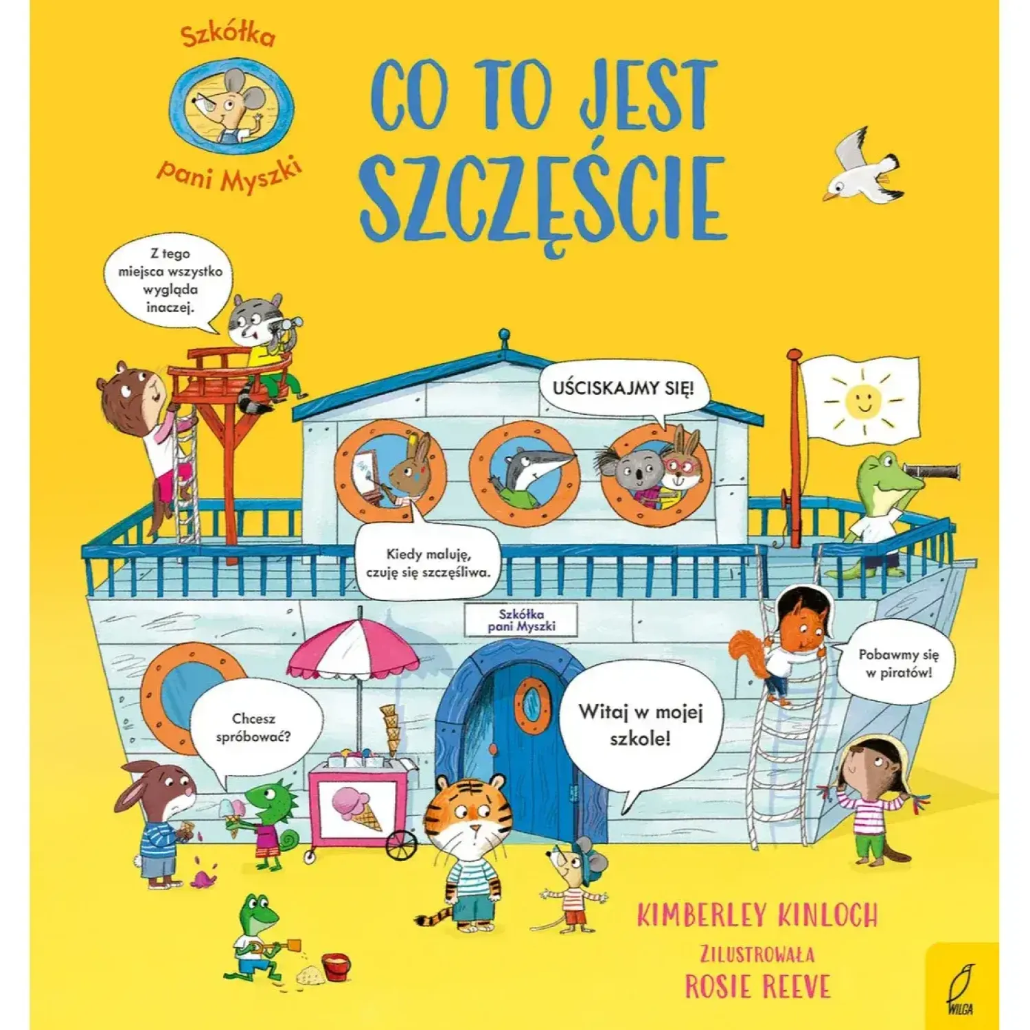 5-8 Lat|2-5 Lat | Wydawnictwo Wilga Co to jest szczęście. Szkółka pani Myszki