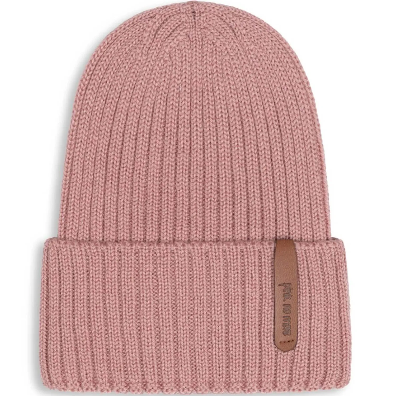 Na Główkę | Pink no More Czapka Beanie Merino DUSTY PINK