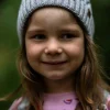 Czapka warkocz 100% wełny merino Owieczka - jasny szary