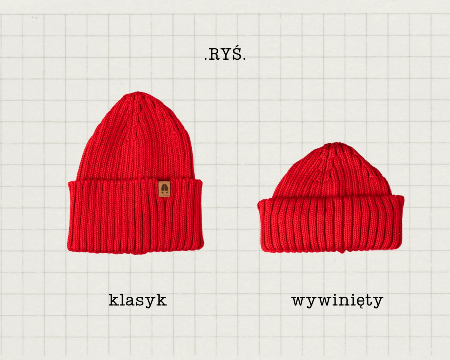 Na Główkę|Czapki | Kopyto Czapka w prążek 100% wełny merino Ryś - fioletowy