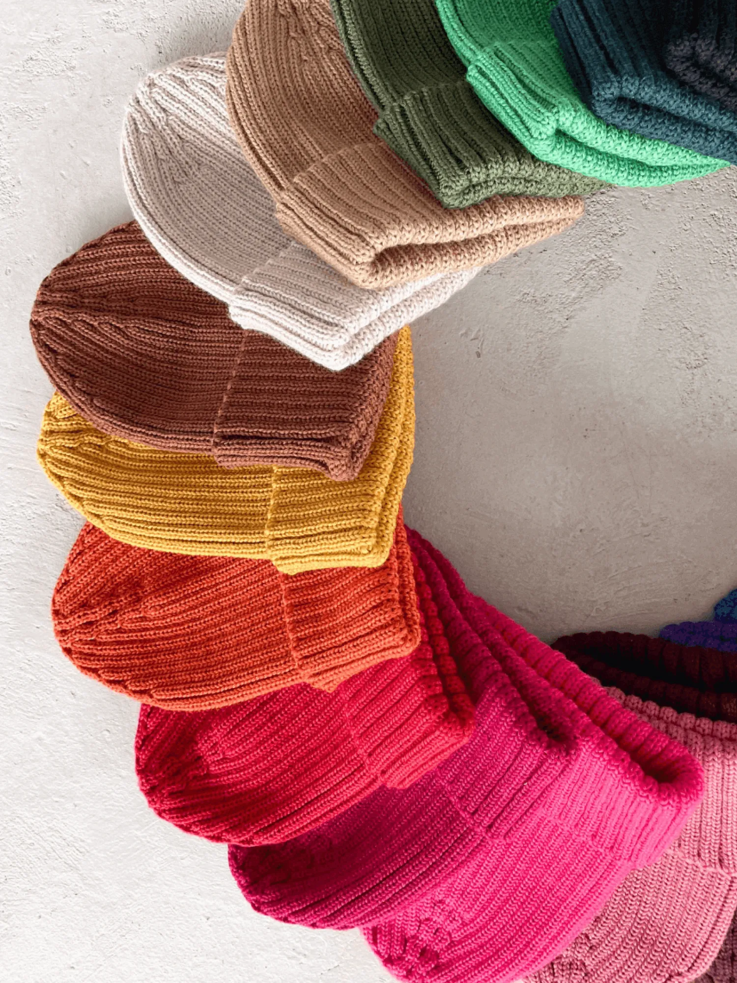 Na Główkę|Czapki | Kopyto Czapka w prążek 100% wełny merino Ryś - żółty