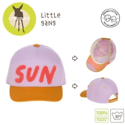 Na Główkę|Nakrycie Głowy | Lassig Czapka z daszkiem Little Gang - Sun gold, lilac