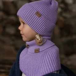 Na Główkę | Patulove Czapka zimowa merino WINTER LAVENDER