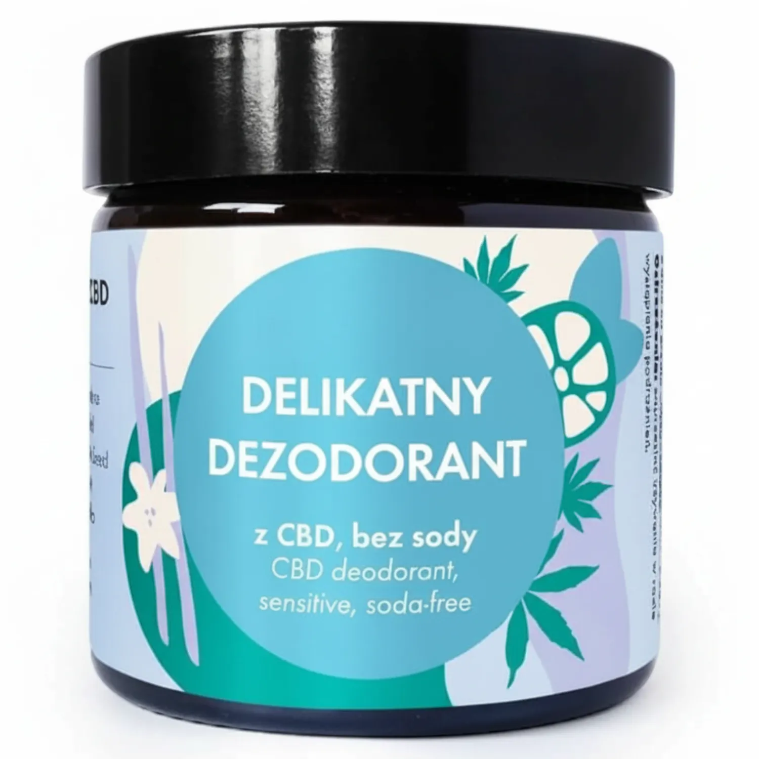 Naturalne Kosmetyki Dla Mam | Lullalove Delikatny dezodorant z CBD, 60ml