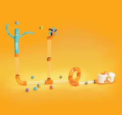 6 Lat+|Aktywizujące | Fat Brain Toys Dmuchawa do piłek Air Toobz Akcesoria Wiatrak