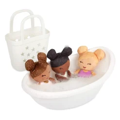 Doll Bundle - Trio laleczek kąpielowych z koszykiem